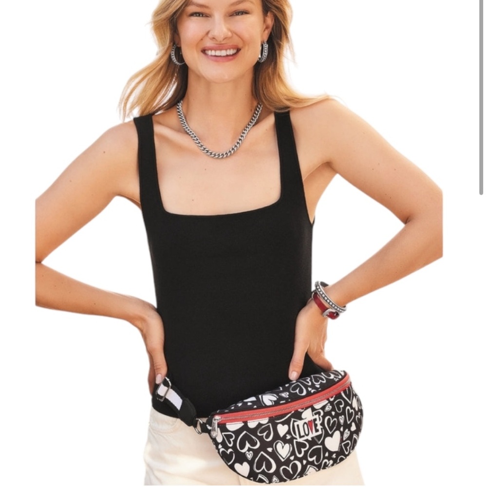 Brighton Endless Love ❤️ Balck & White Hearts 🖤🤍’s Belt Bag